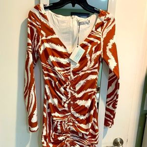 Mustard orange dress